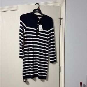 NWT Free Assembly navy sweater dress. Size M
